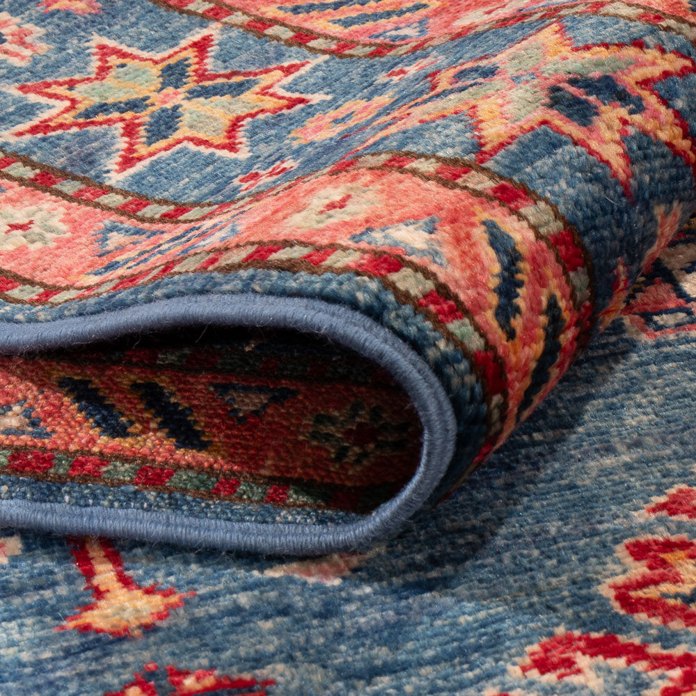 Tappeto Ziegler - Kazak - 152 x 97 cm - blu