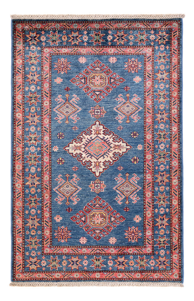 Tappeto Ziegler - Kazak - 152 x 99 cm - blu