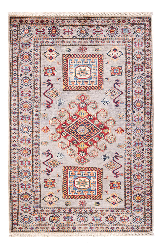 Tappeto Ziegler - Kazak - 151 x 99 cm - blu chiaro