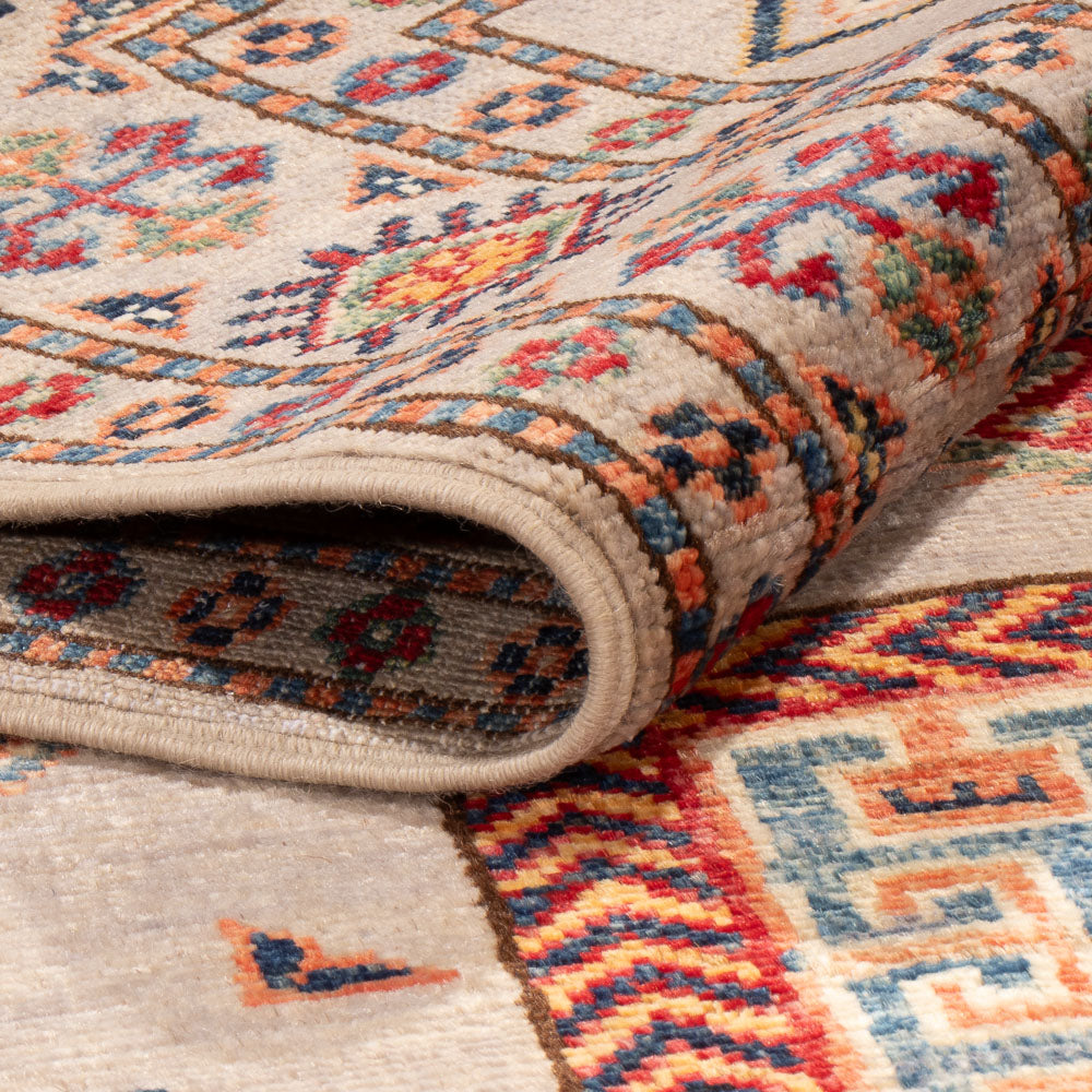 Tappeto Ziegler - Kazak - 151 x 99 cm - blu chiaro