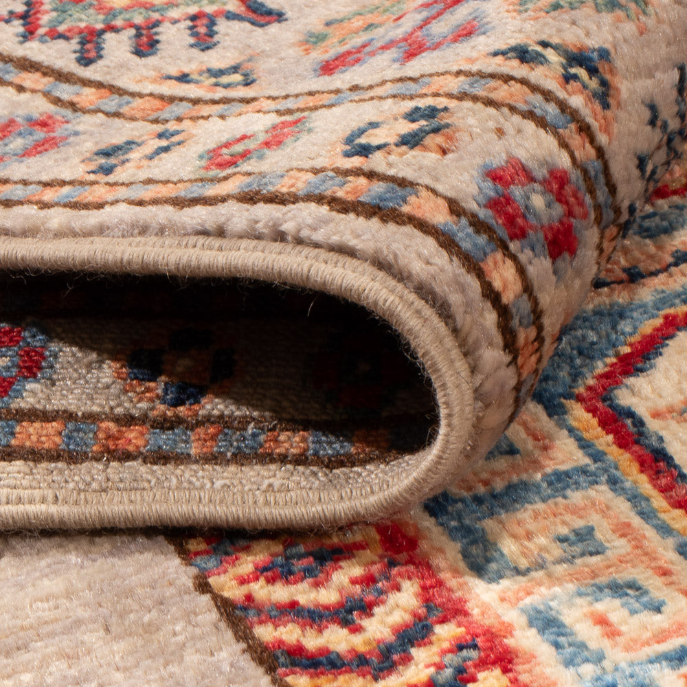 Tappeto Ziegler - Kazak - 152 x 101 cm - blu chiaro