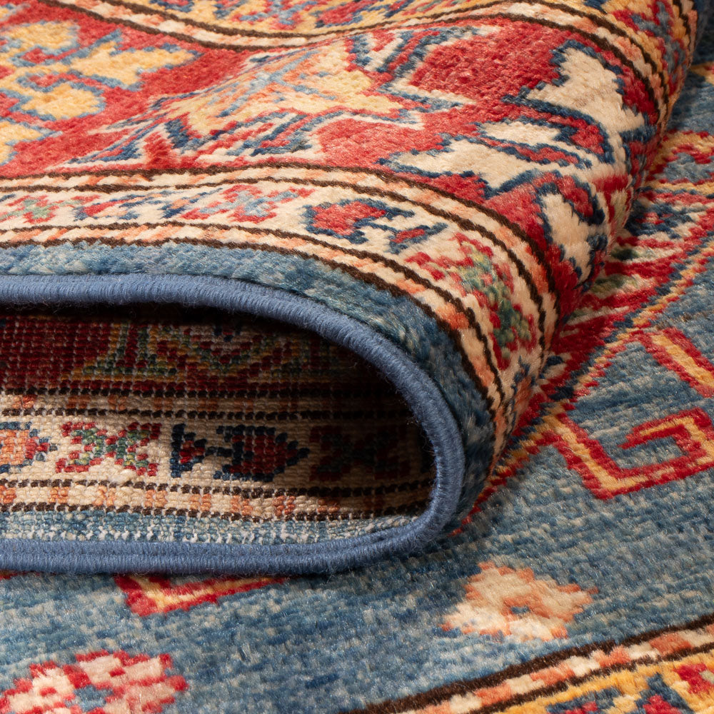 Tappeto Ziegler - Kazak - 154 x 99 cm - blu