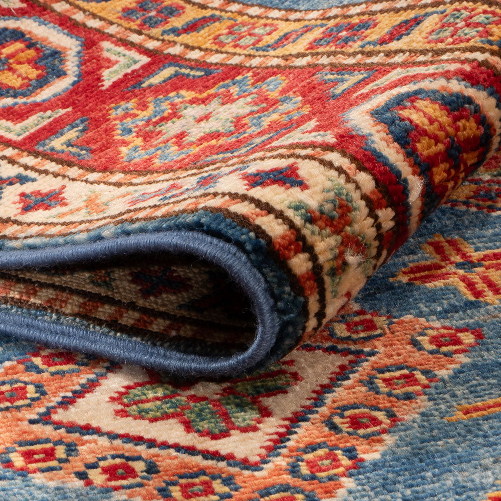 Tappeto Ziegler - Kazak - 155 x 99 cm - blu