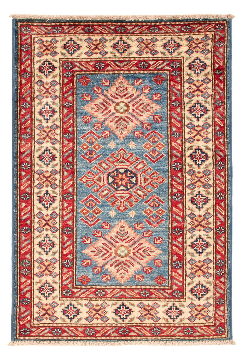 Tappeto Ziegler - Kazak - Reale - 92 x 62 cm - blu chiaro