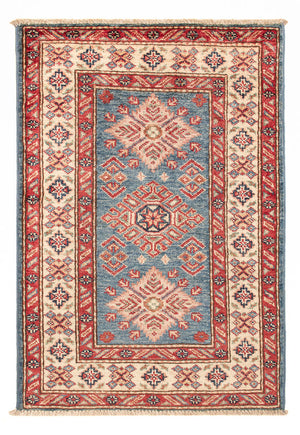 Tappeto Ziegler - Kazak - Reale - 93 x 63 cm - blu chiaro