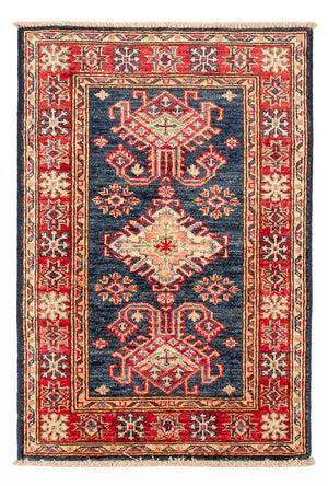 Tappeto Ziegler - Kazak - Reale - 92 x 59 cm - blu petrolio