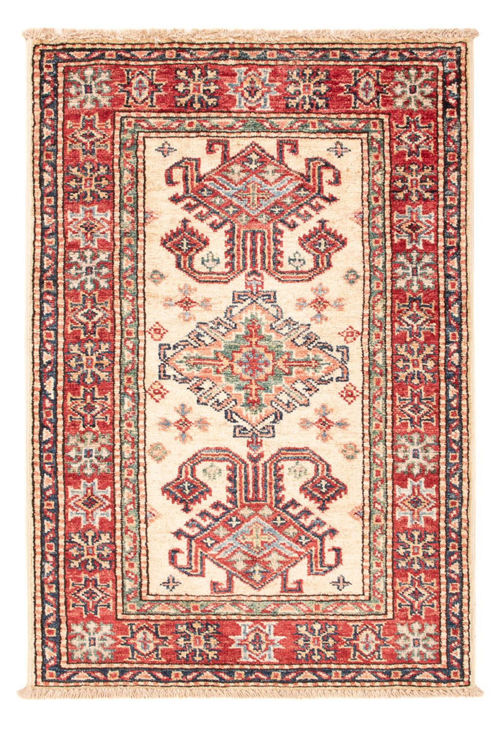 Tappeto Ziegler - Kazak - Reale - 88 x 60 cm - beige chiaro