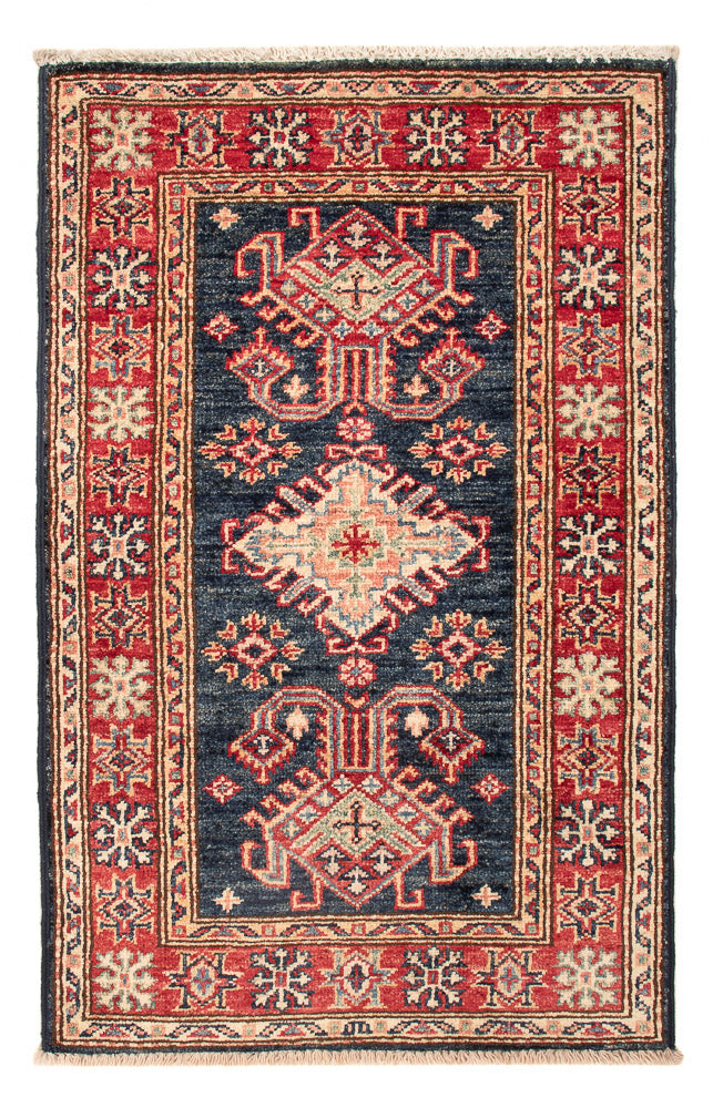 Tappeto Ziegler - Kazak - Reale - 90 x 58 cm - blu scuro