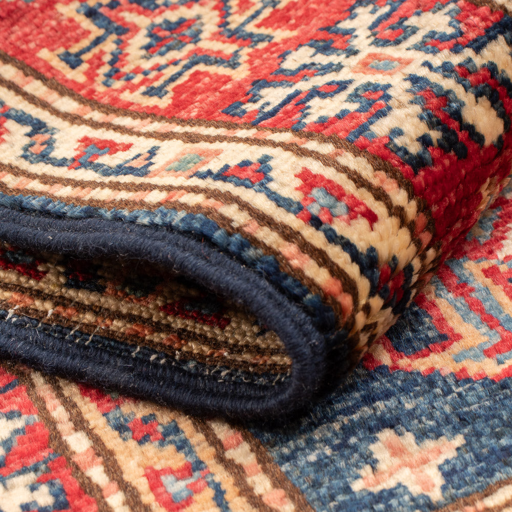 Tappeto Ziegler - Kazak - Reale - 90 x 58 cm - blu scuro