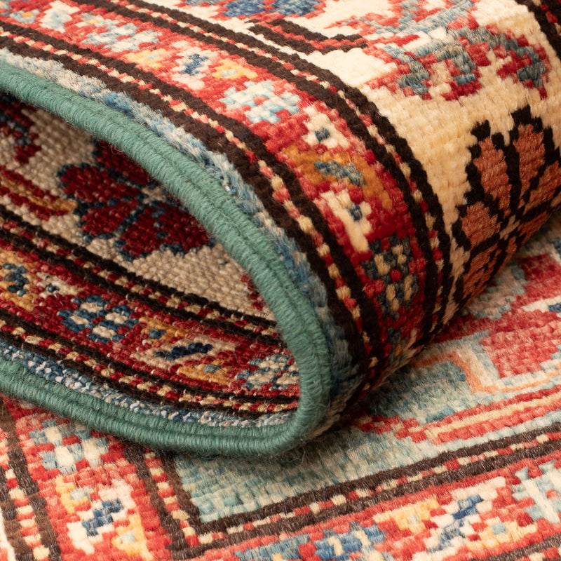 Tappeto Ziegler - Kazak - Reale - 91 x 59 cm - verde chiaro