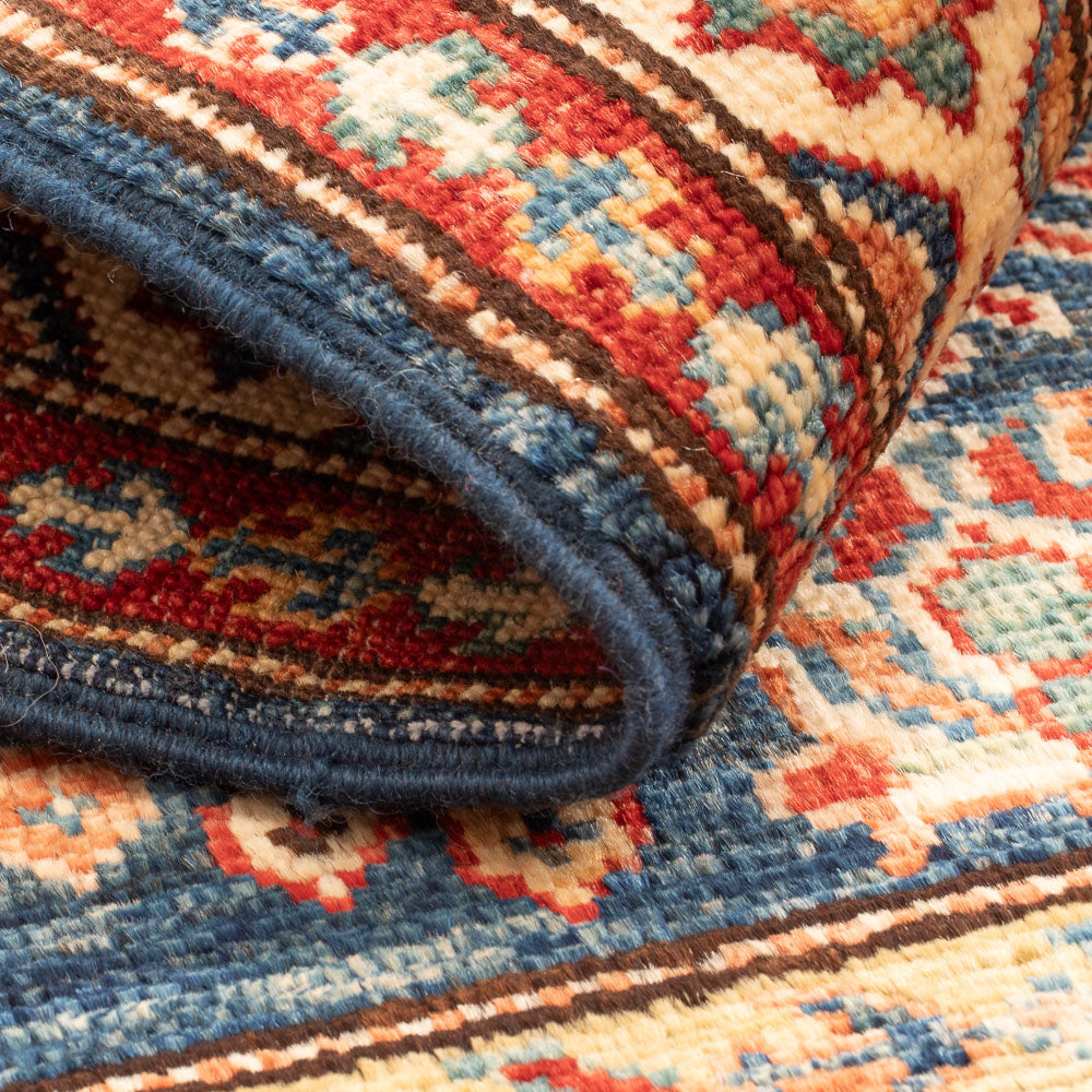 Tappeto Ziegler - Kazak - Reale - 95 x 58 cm - blu petrolio