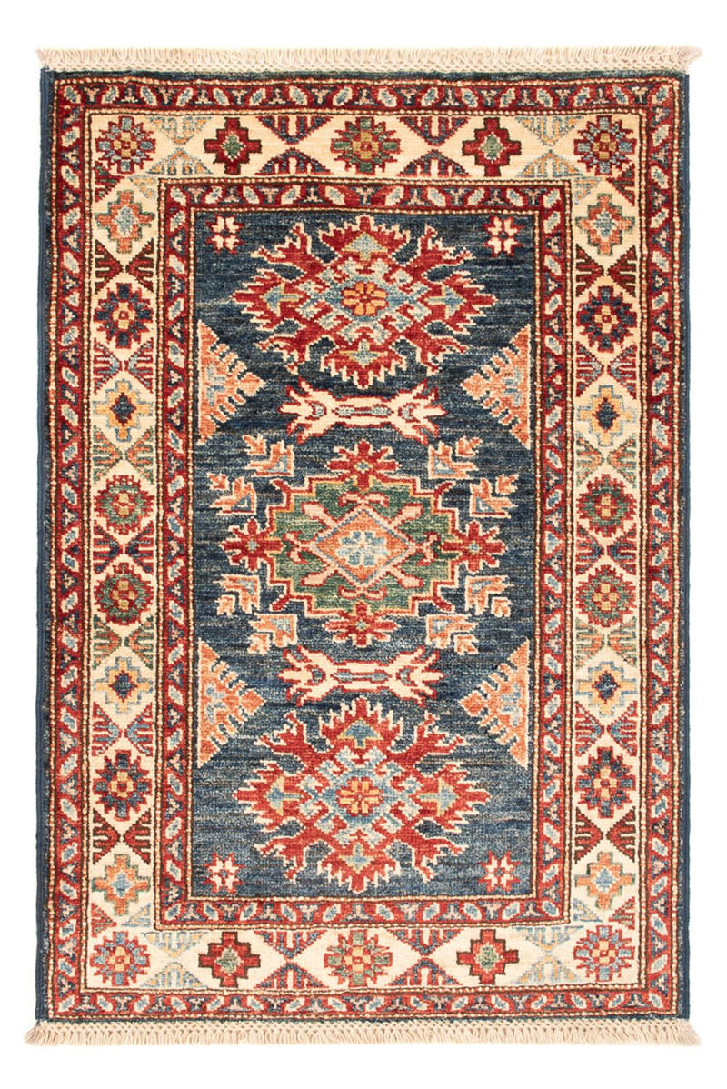 Tappeto Ziegler - Kazak - Reale - 90 x 60 cm - blu petrolio