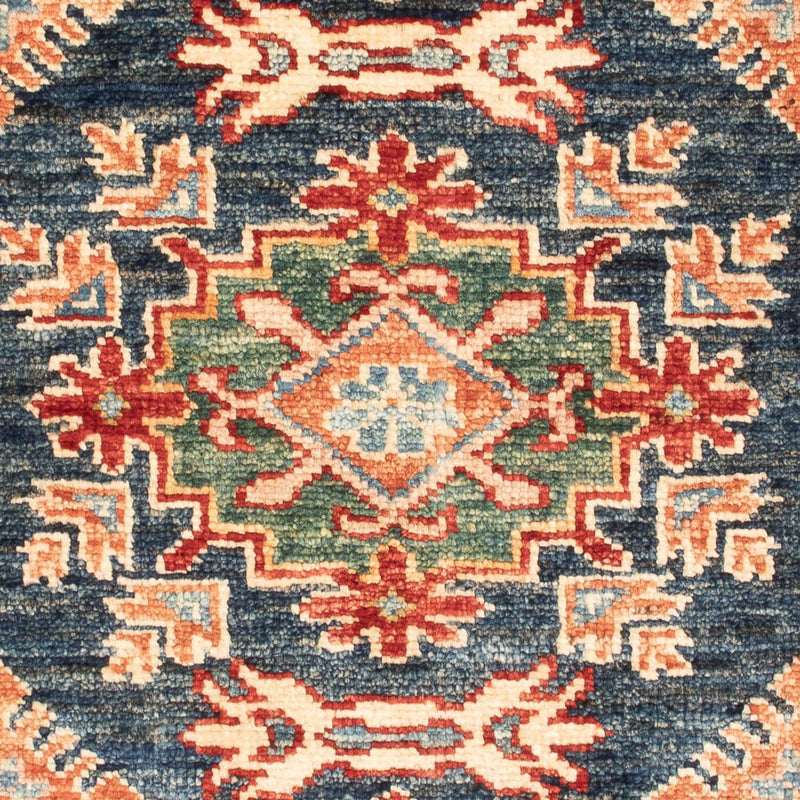 Tappeto Ziegler - Kazak - Reale - 90 x 60 cm - blu petrolio