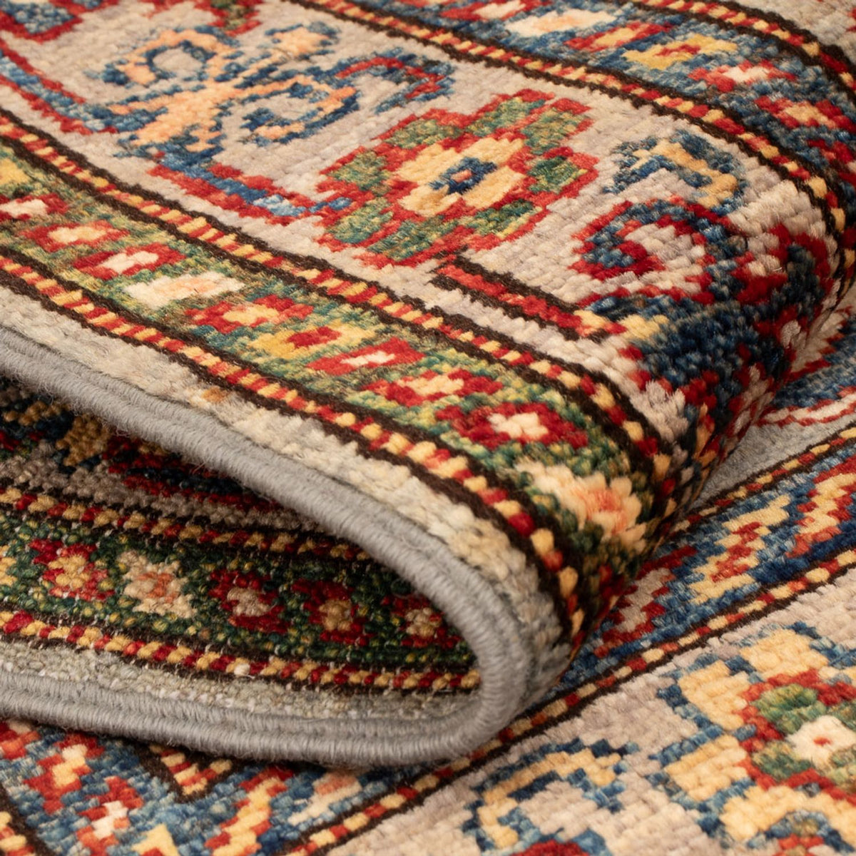 Tappeto Ziegler - Kazak - Reale - 89 x 60 cm - verde chiaro