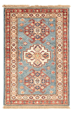 Tappeto Ziegler - Kazak - Reale - 90 x 60 cm - blu chiaro