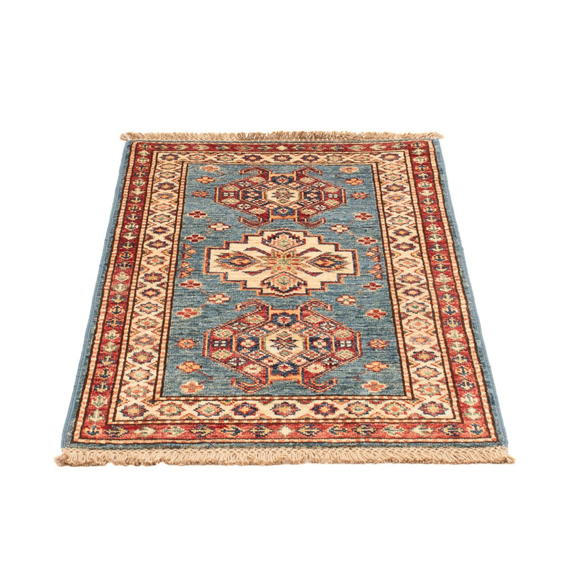 Tappeto Ziegler - Kazak - Reale - 90 x 60 cm - blu chiaro