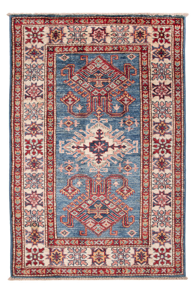 Tappeto Ziegler - Kazak - Reale - 125 x 82 cm - blu
