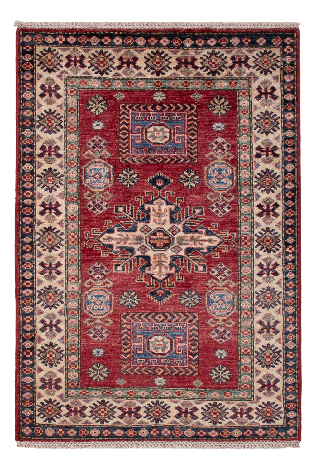 Tappeto Ziegler - Kazak - Reale - 122 x 82 cm - rosso bordeaux