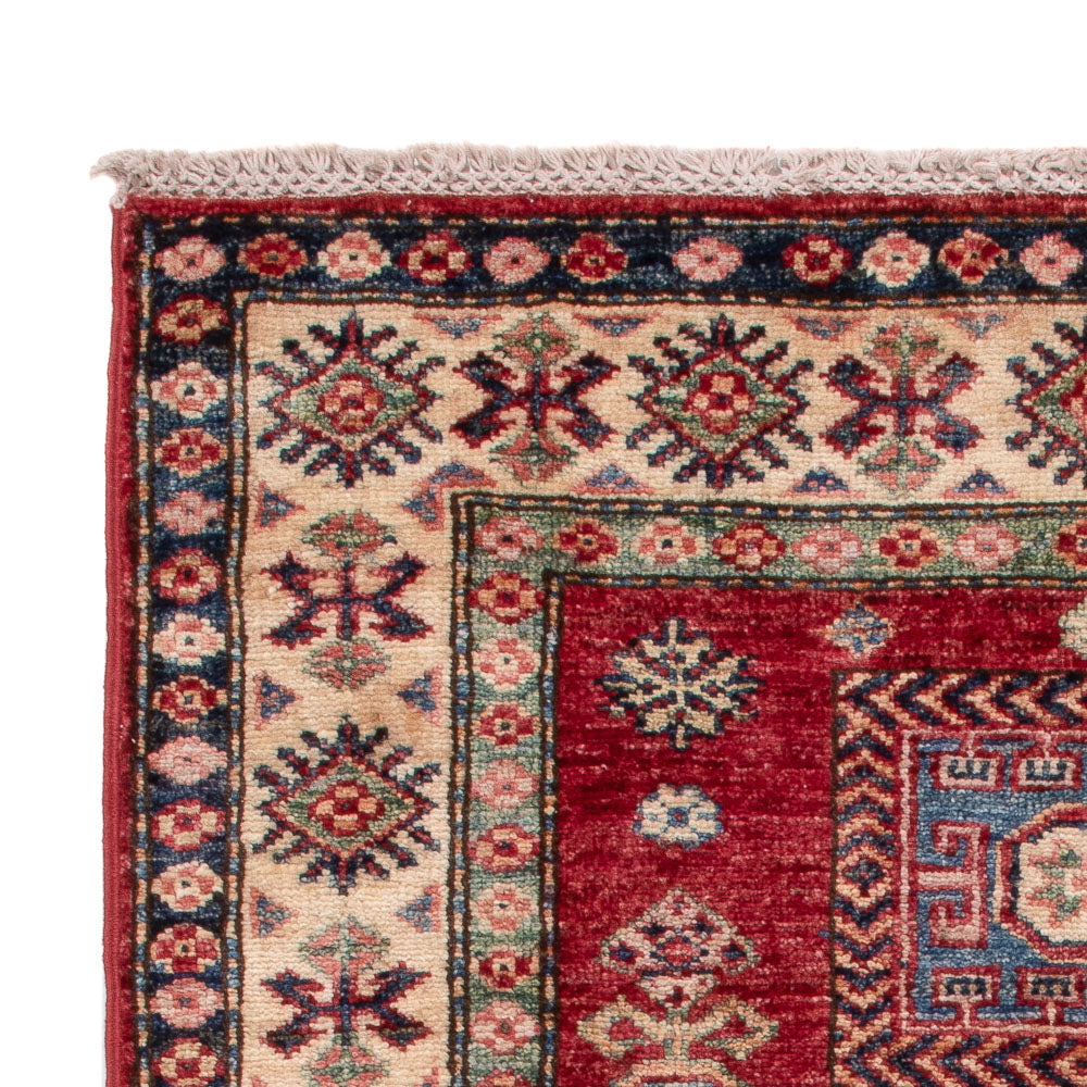 Tappeto Ziegler - Kazak - Reale - 122 x 79 cm - rosso bordeaux