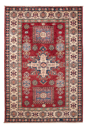 Tappeto Ziegler - Kazak - Reale - 122 x 84 cm - rosso bordeaux