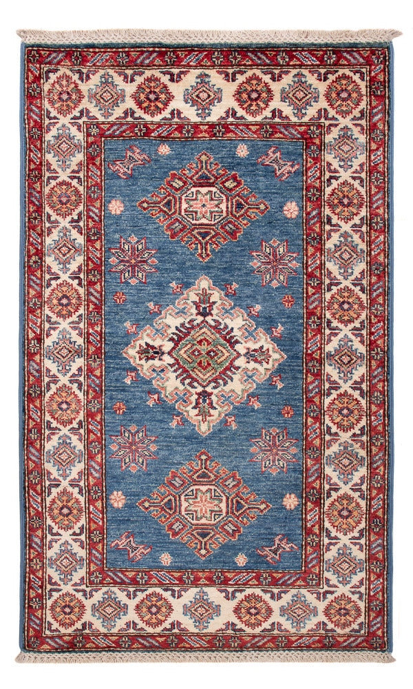 Tappeto Ziegler - Kazak - Reale - 129 x 77 cm - blu