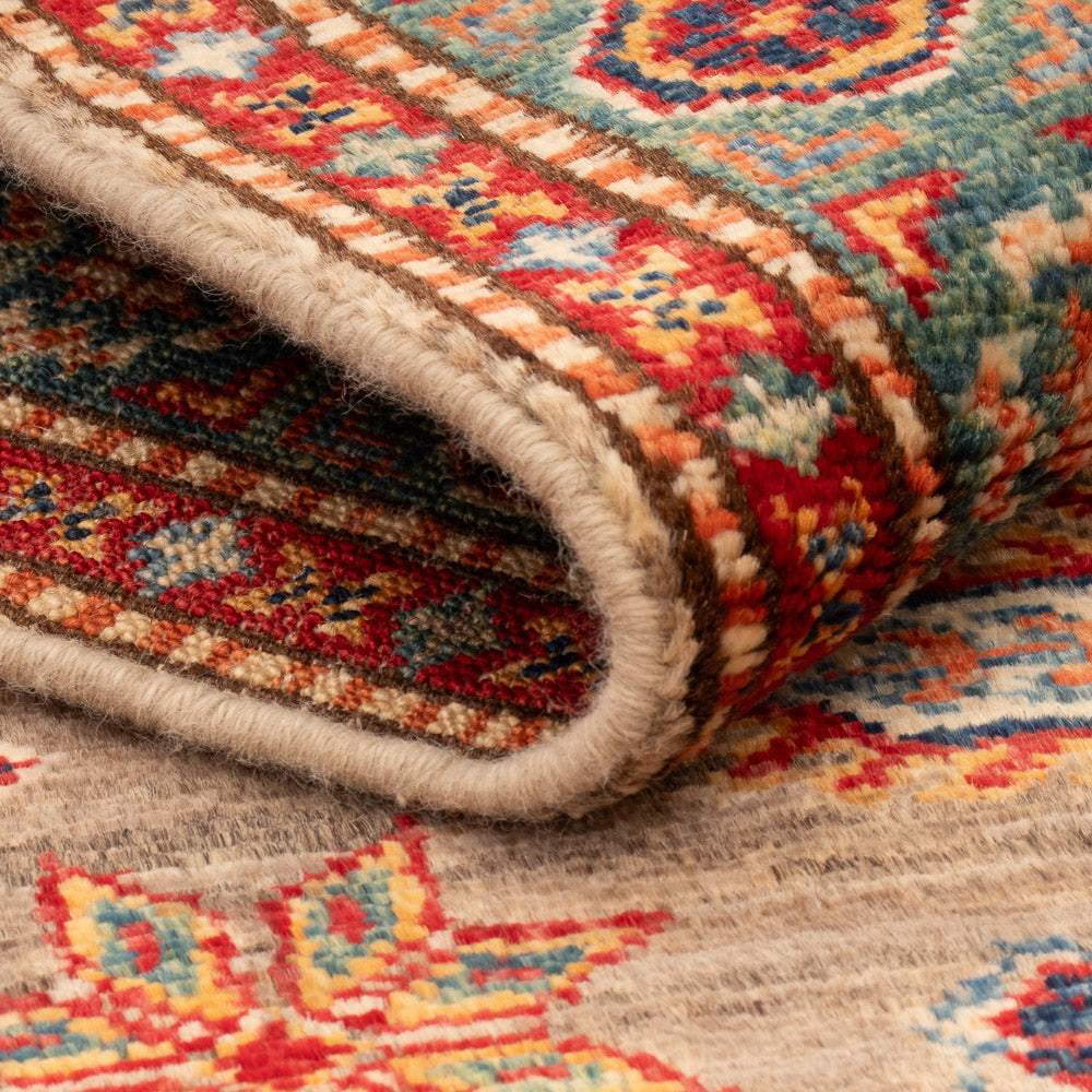 Tappeto Ziegler - Kazak - Reale - 120 x 76 cm - marrone chiaro