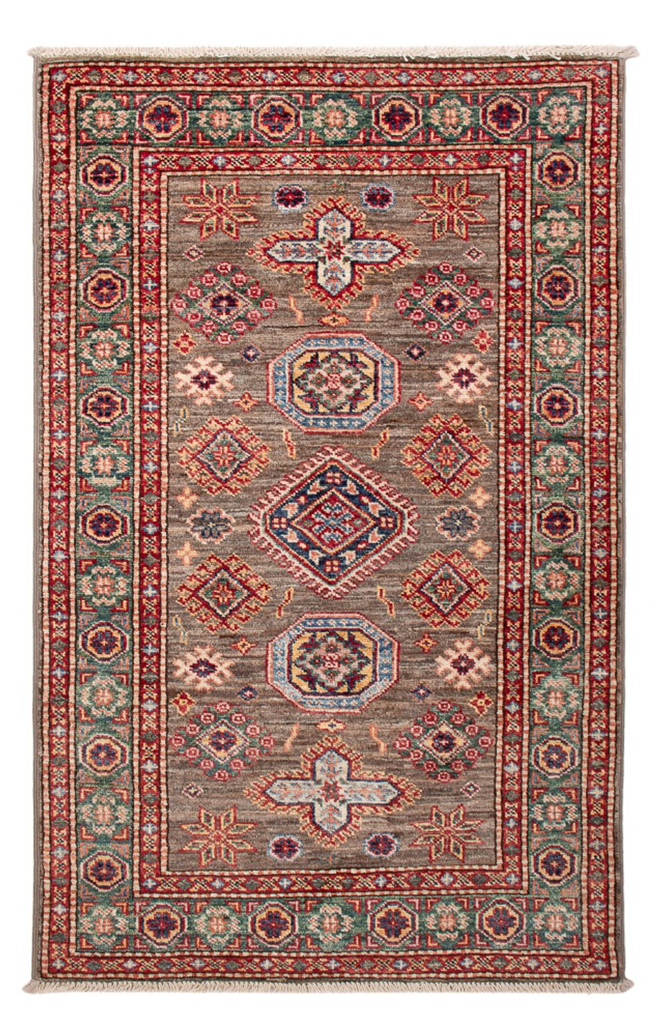 Tappeto Ziegler - Kazak - Reale - 120 x 76 cm - marrone scuro