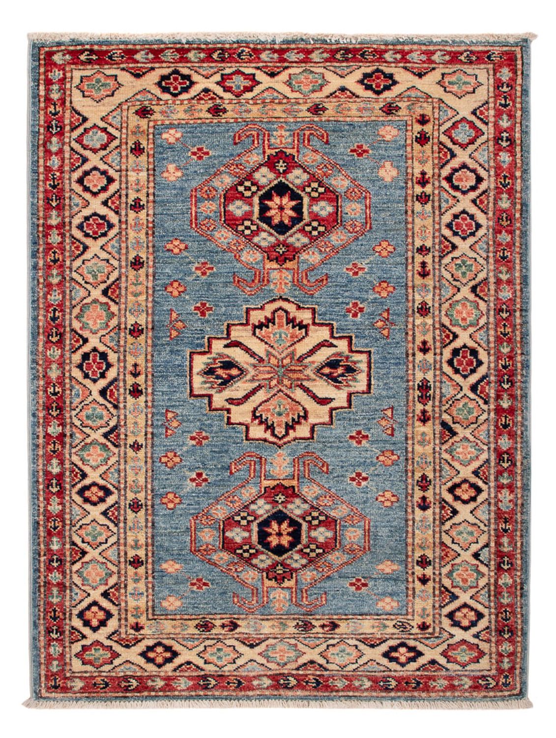 Tappeto Ziegler - Kazak - Reale - 101 x 77 cm - blu