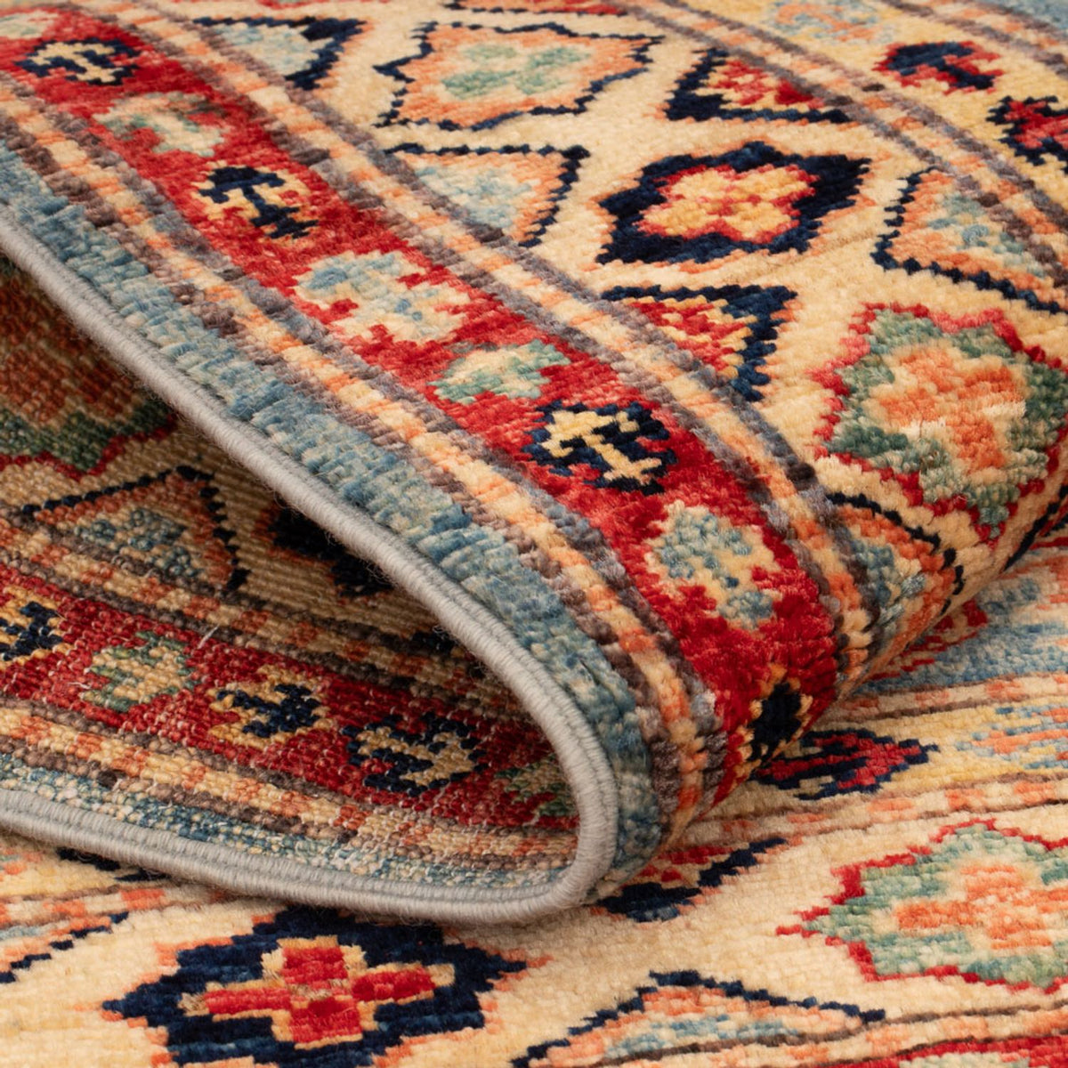 Tappeto Ziegler - Kazak - Reale - 101 x 77 cm - blu