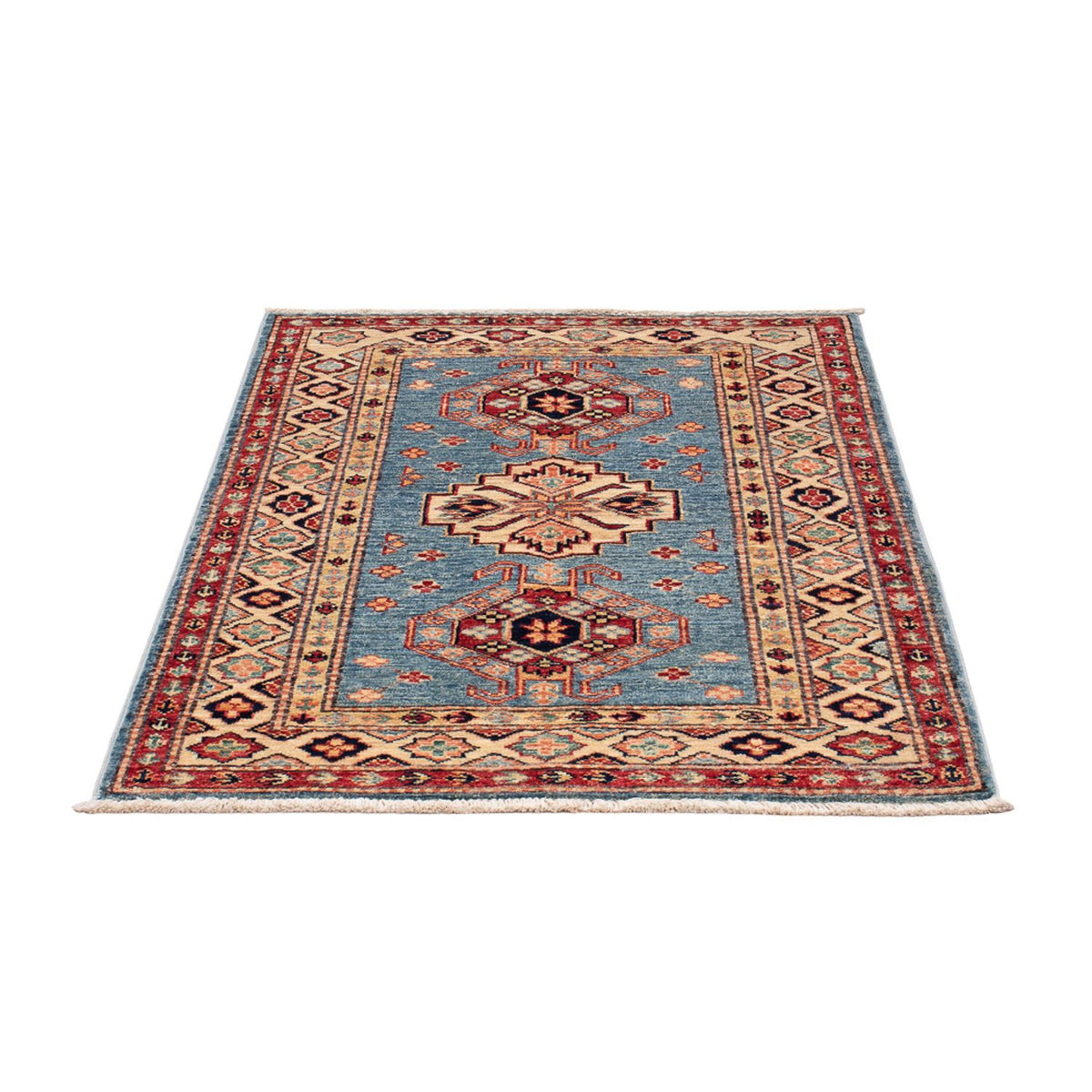 Tappeto Ziegler - Kazak - Reale - 101 x 77 cm - blu