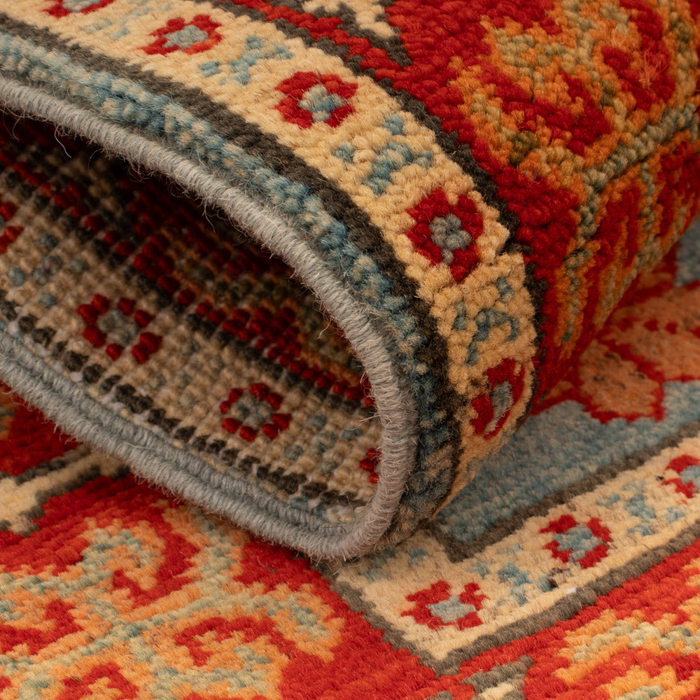 Tappeto Ziegler - Kazak - 88 x 59 cm - blu chiaro