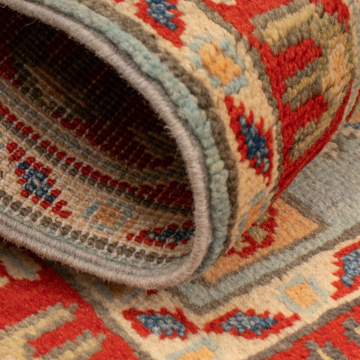 Tappeto Ziegler - Kazak - 96 x 60 cm - blu chiaro