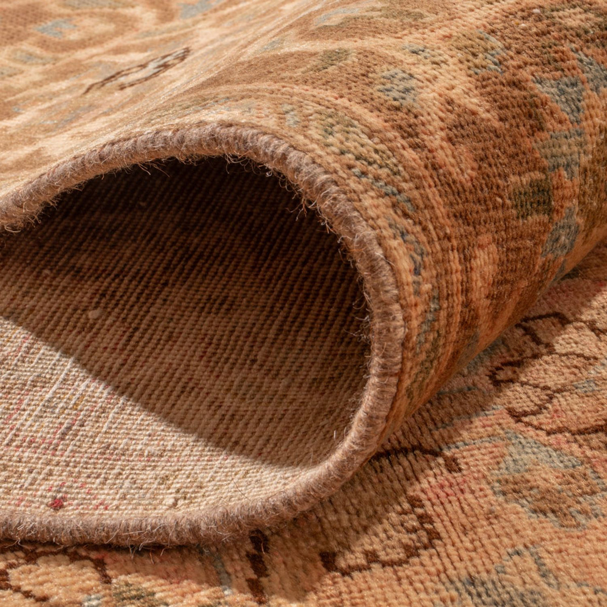 Tappeto vintage - 362 x 263 cm - beige scuro