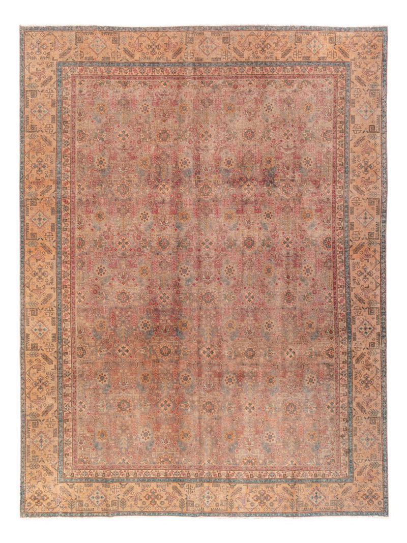 Tappeto vintage - 364 x 273 cm - beige scuro