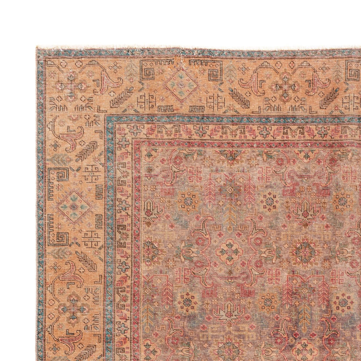 Tappeto vintage - 364 x 273 cm - beige scuro