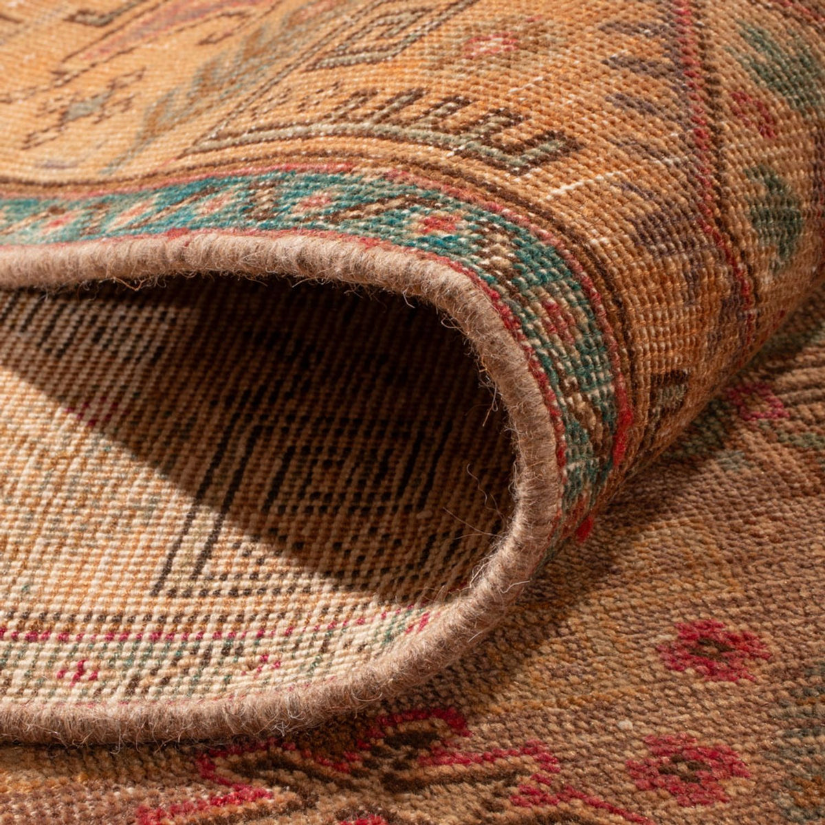 Tappeto vintage - 364 x 273 cm - beige scuro