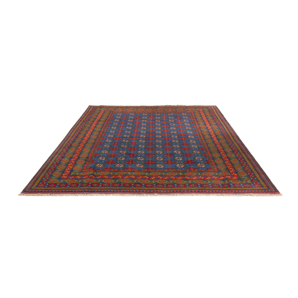 Tappeto afgano - Filpa - 296 x 203 cm - blu