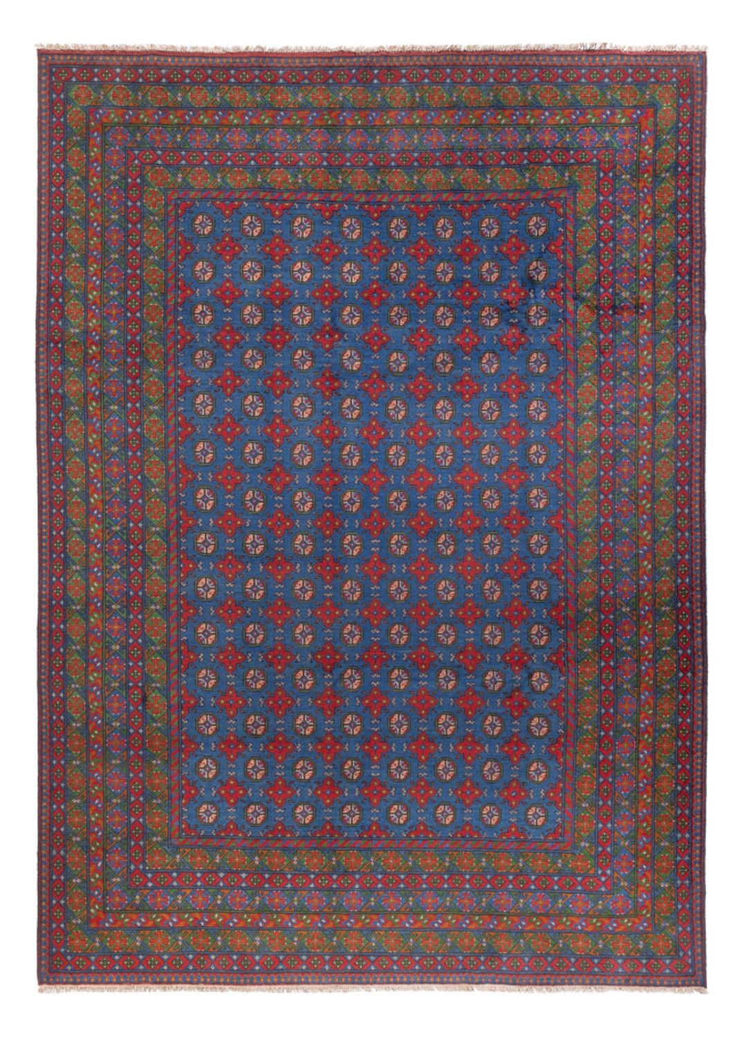 Tappeto afgano - Filpa - 355 x 252 cm - blu