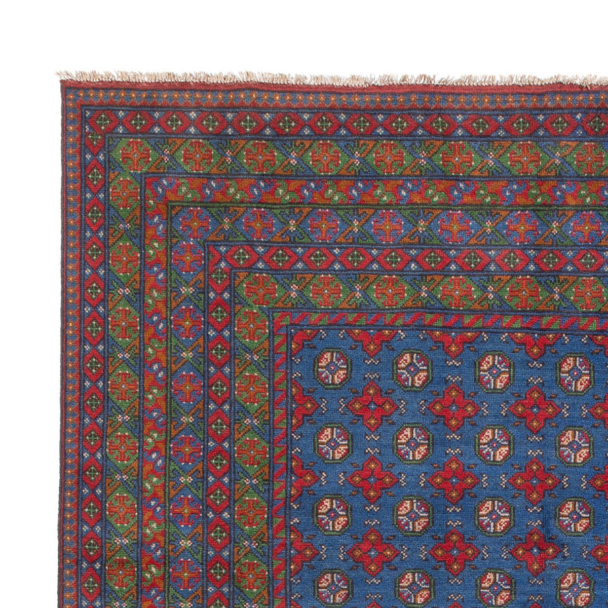 Tappeto afgano - Filpa - 355 x 252 cm - blu