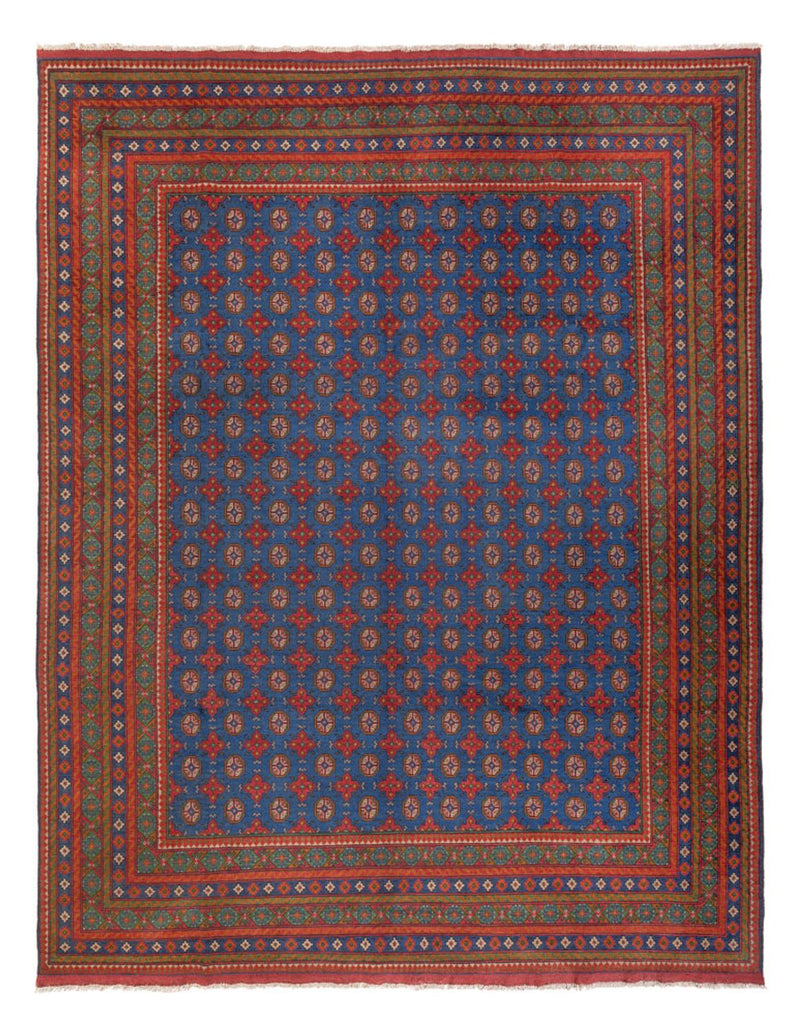 Tappeto afgano - Filpa - 394 x 303 cm - blu