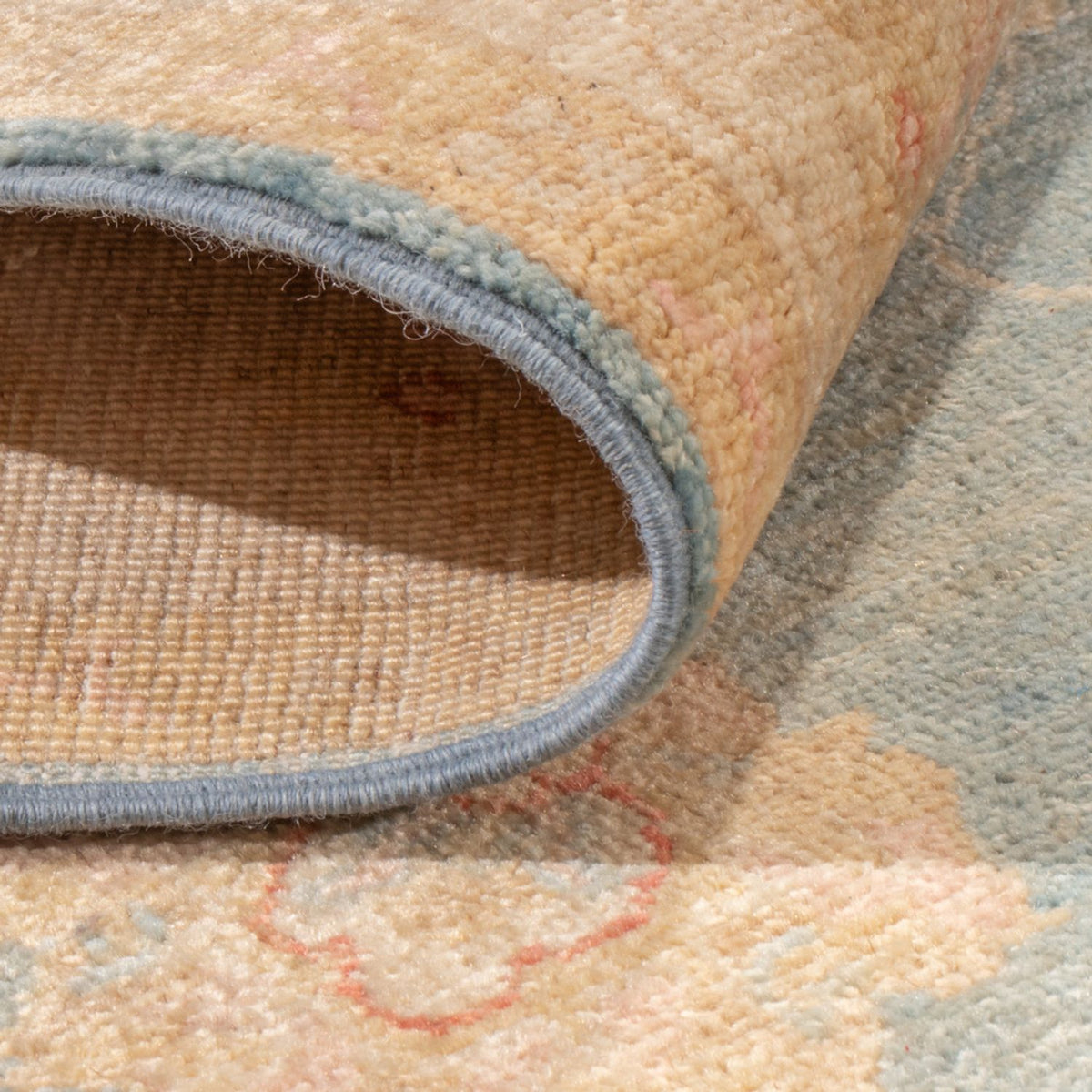 Tappeto corsia Tappeto Ziegler - 396 x 121 cm - blu chiaro