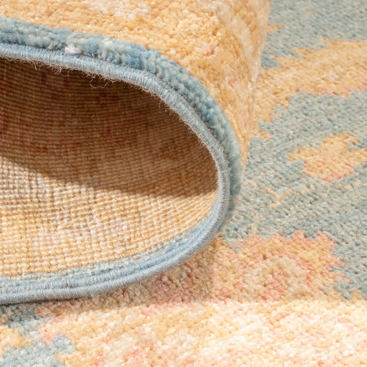 Tappeto corsia Tappeto Ziegler - 332 x 119 cm - blu chiaro