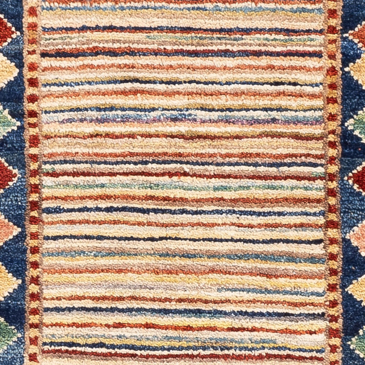 Tappeto corsia Tappeto Gabbeh - Persero - 146 x 50 cm - multicolore