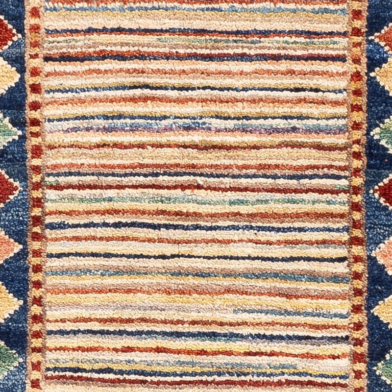 Tappeto corsia Tappeto Gabbeh - Persero - 146 x 50 cm - multicolore
