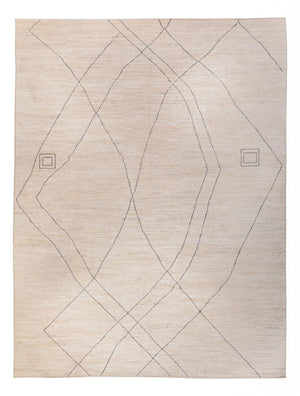 Tappeto di design - 410 x 310 cm - blu chiaro