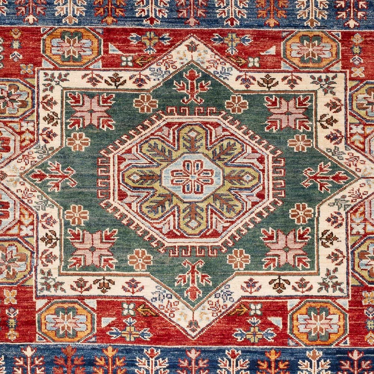 Tappeto Ziegler - Kazak quadrato - 181 x 185 cm - multicolore
