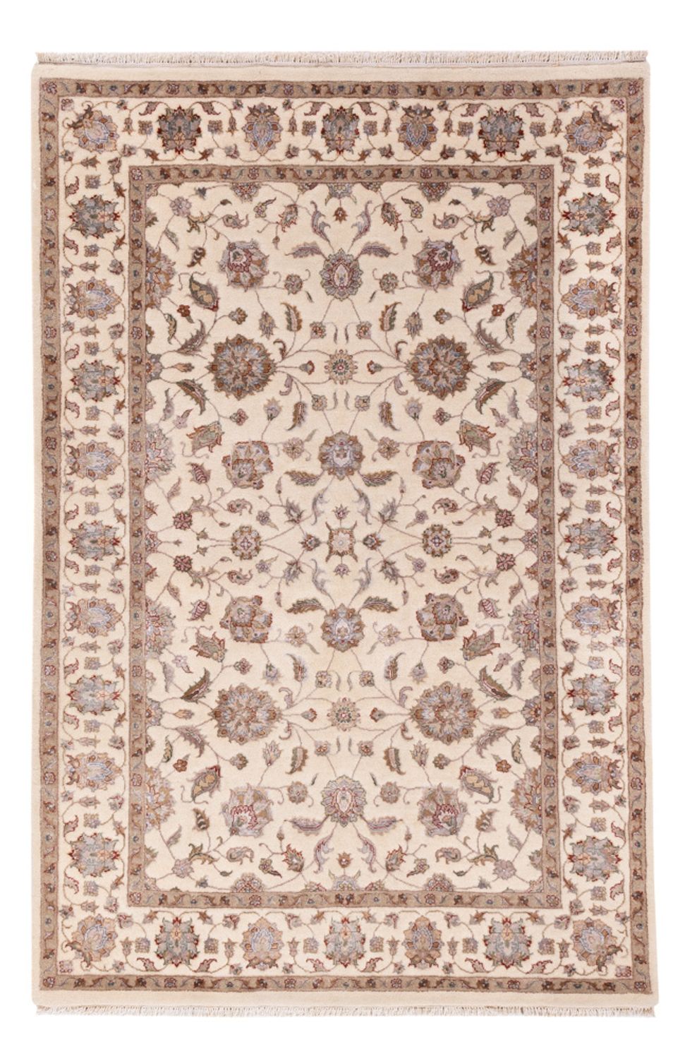 Tappeto orientale - Tabriz - 185 x 120 cm - crema