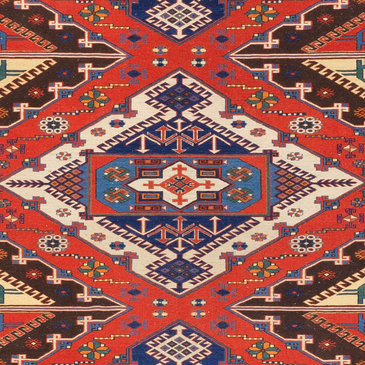 Tappeto Kelim - Orientale - Soumak - 272 x 204 cm - ruggine