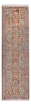 Tappeto corsia Tappeto di seta - Seta del Kashmir - 287 x 80 cm - beige scuro
