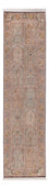 Tappeto corsia Tappeto di seta - Seta del Kashmir - 296 x 77 cm - beige scuro